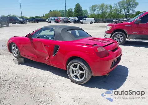 2001 Toyota Mr2 Spyder из США, поврежденный, VIN JTDFR320410040517